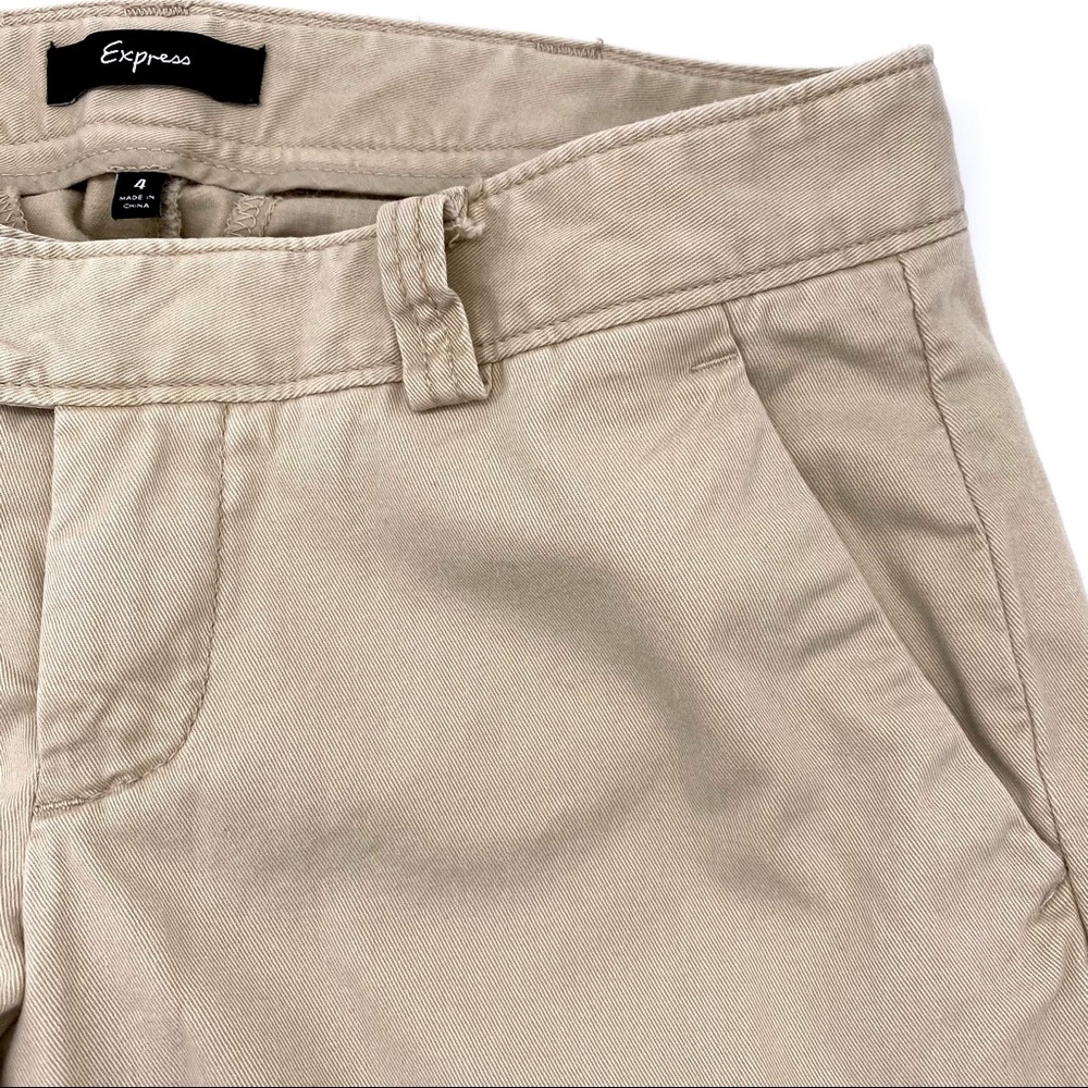 EUC Express Wide Leg Khaki Pants, 4 - Picture 5 of 14
